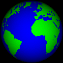 earth orthographic